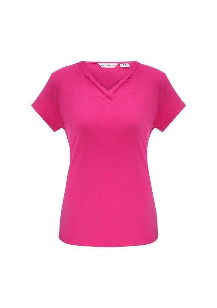 Biz Collection Women’s Lana Short Sleeve Top K819ls Metro Workwear.